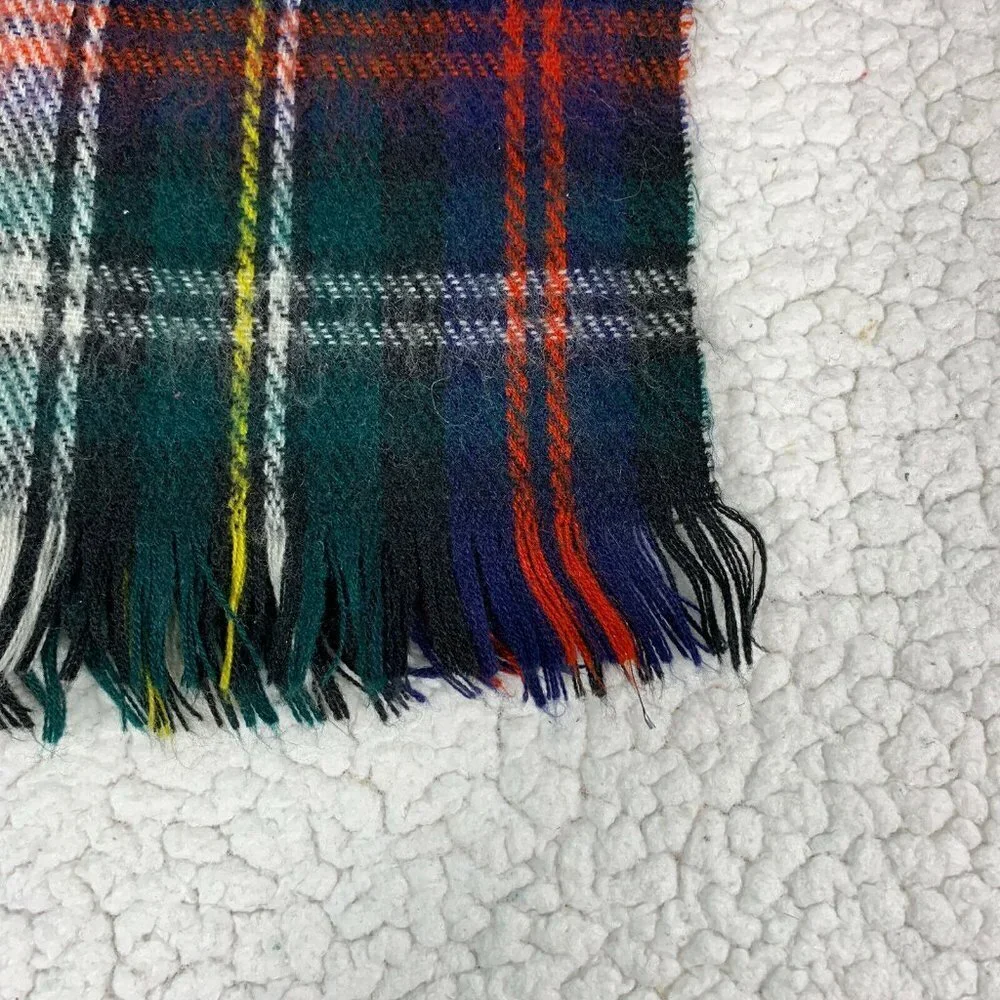 Vintage Scottish Berkshire Tartan Plaid Scarf Academia Preppy Cozy